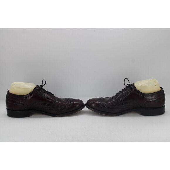 Allen Edmonds  "MCALLISTER" Men's Wingtip Oxfords Size 8  Brown - Picture 7 of 11